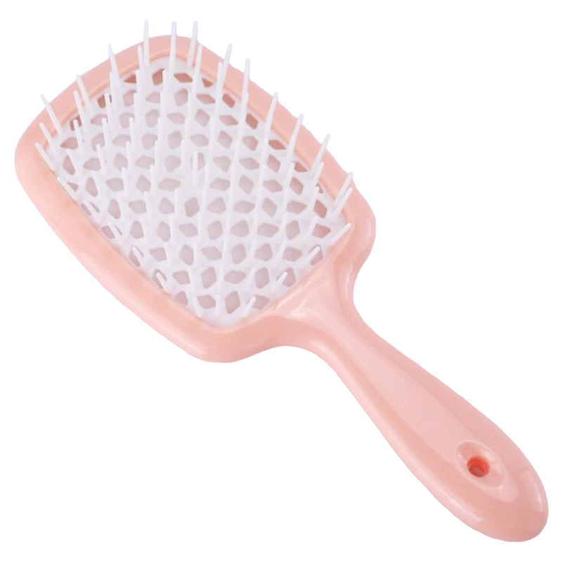 Brosse à cheveux demelante rose claire