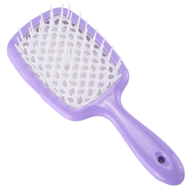 Brosse à cheveux demelante violet